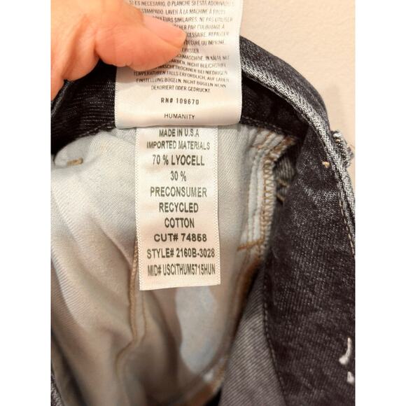 Citizens of Humanity Petra High Waisted Pleated Wide Leg Jeans Eden Women's 27 - Picture 6 of 6